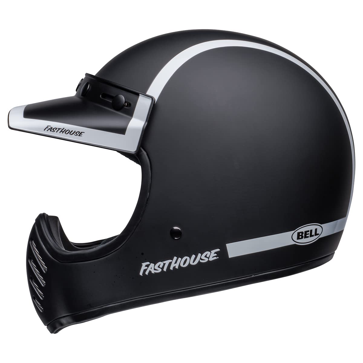 bell moto3 マットブラック Amazon.com: Bell Moto Moto-3 Classic Matte/Gloss Blackout